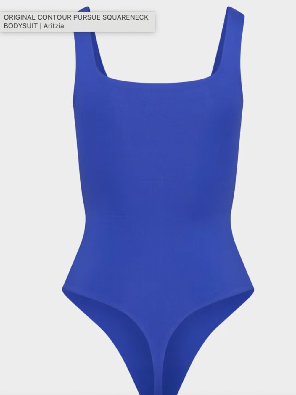 ARITZIA Original Contour Pursue Squareneck Bodysuit M FOURTH of July Outfit - Picture 5 of 9